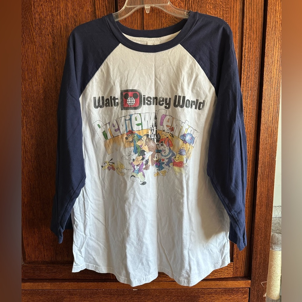 Vintage Inspired Disney World Baseball Tee